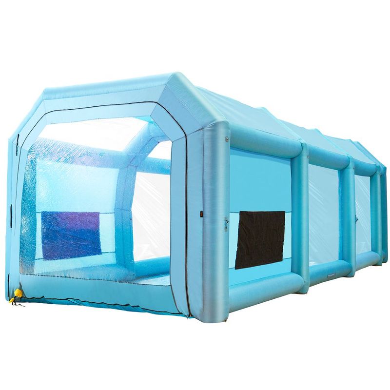 VEVOR 39.4x16.4x13.1ft Inflatable Spray Booth Custom Tent Paint Booth Inflatable_voghion.com