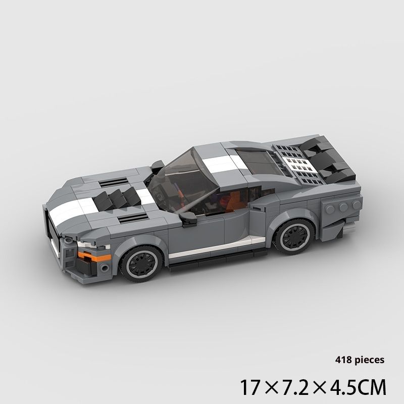 Cross-Border Racing Sports Car Moc Ford Shelby Building Blocks Children's Educational Toys_voghion.com