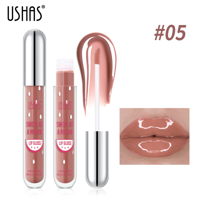 USHAS Moisturizing Lip Oil 12 Color Pearl Shining New Product Brightens Up_voghion.com