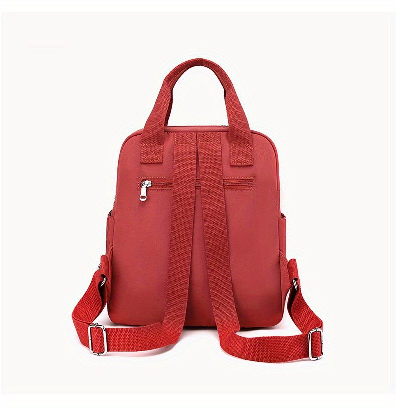 Kis Oxford Cloth Square hátizsák, Argyle steppelt utazási hátizsák, Vízálló iskolatáska felső fogantyúval_voghion.com