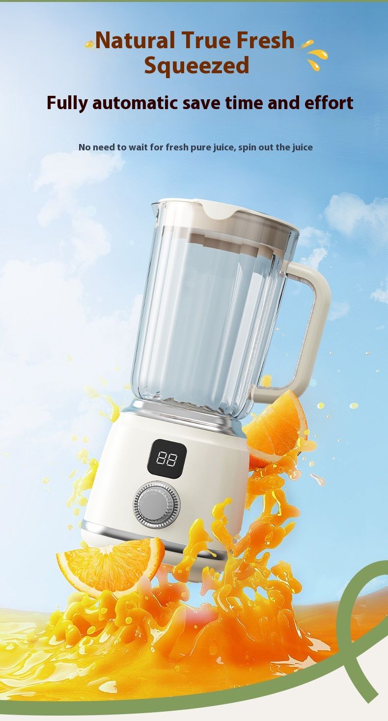 Electric Portable Juicer Fresh Fruit Mixer 10 Blades 600ML Multifunctional Juicer Ice Crusher Smoothie Blender Home Kitchen Tool_voghion.com