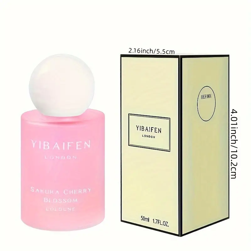 50ml Japanese Cherry Blossom Perfume For Women - Floral Fruity Eau De Toilette | Sakura & Peach Fragrance | Long-Lasting Date Night Scent_voghion.com