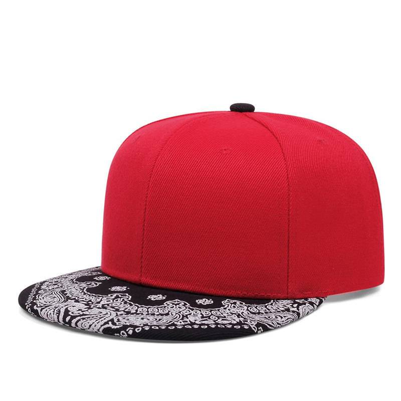 2024 New Cashew Flower Hat with Printed Hip Hop Hat, Street Trendy Men's Versatile Sunshade Baseball Hat, Couple Flat Eaves_voghion.com