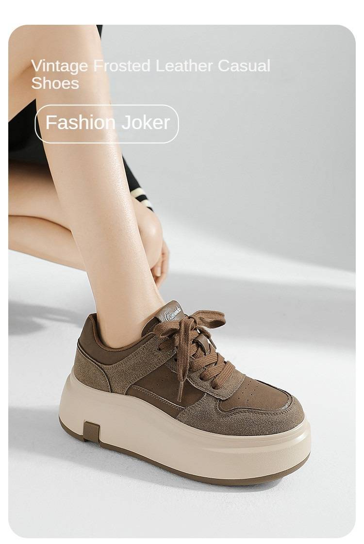 Cameido These are suede casual shoes with a thickened platform sole that can add height or are flat-soled, similar to loafers_voghion.com