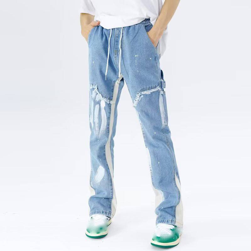 Men's Clothing Autumn Jeans Simple And Versatile High Waist Zipper Daily Trendy Trousers_voghion.com