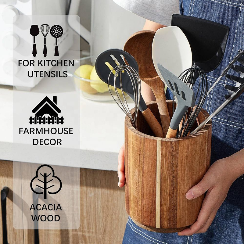 Moderno organizer da scrivania in legno con divisori regolabili - Scatola portaoggetti multiuso per ufficio e casa - Compatto ed elegante_voghion.com