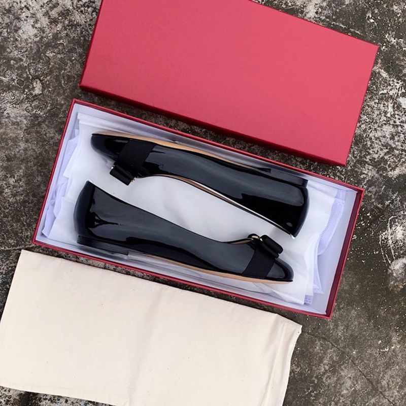 High Version Bowknot Single For Women 2025 New Style Feijia Genuine Leather Red Chunky Heel Shallow Mouth Round Toe_voghion.com