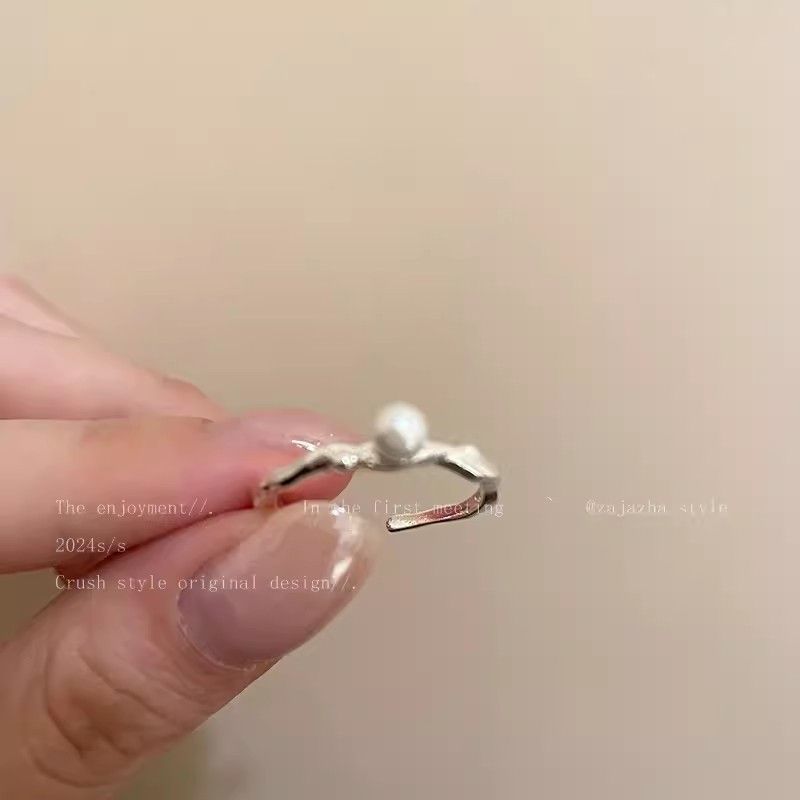 Anello aperto da donna con vento freddo, anello in stile Spice Girl dolce e fresco, anello a farfalla premium_voghion.com