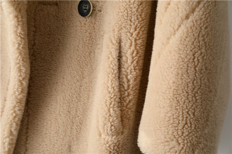 Női ruházat Téli új báránynyíró közepes hosszúságú báránybőr bunda_voghion.com