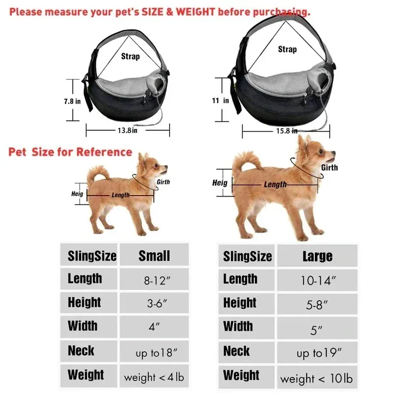 Dog Bag Pet Puppy Carrier S/L Outdoor Travel Dog Shoulder Bag Mesh Oxford Sling Handbag Tote Pouch Yorkie Chihuahua Holder_voghion.com