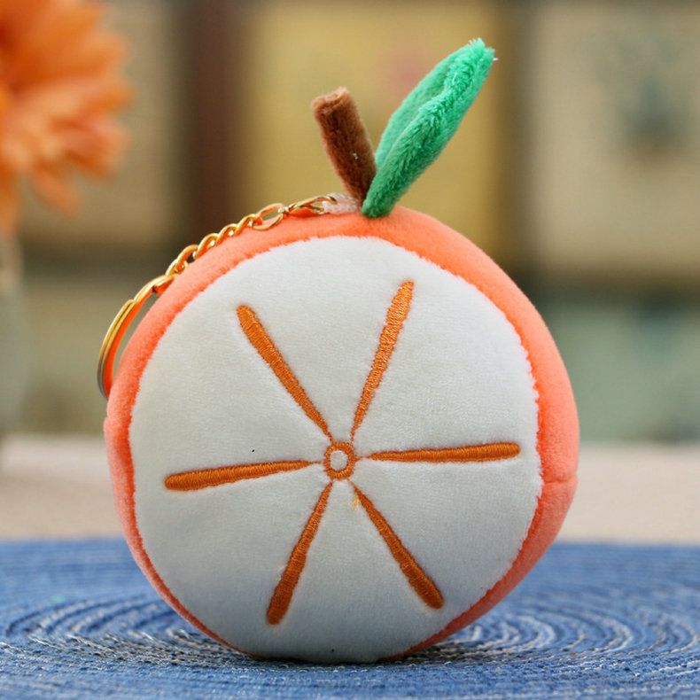Obst und Gemüse Plüschanhänger Kreative Actionfigur Spielzeuganhänger Süße Puppe Geschenk Schlüsselanhänger_voghion.com