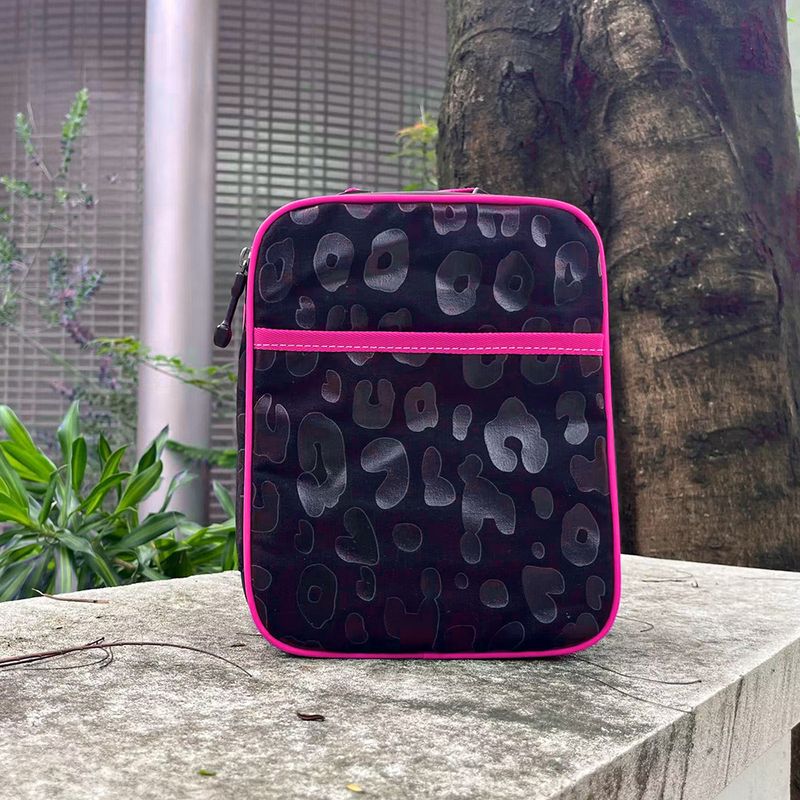 Neue tragbare Kühltasche mit Lunchpaket, grenzüberschreitende tragbare Isoliertasche, Leoparden-Milch-Muster, Lunchpaket, Picknick-Eisbeutel im Freien_voghion.com