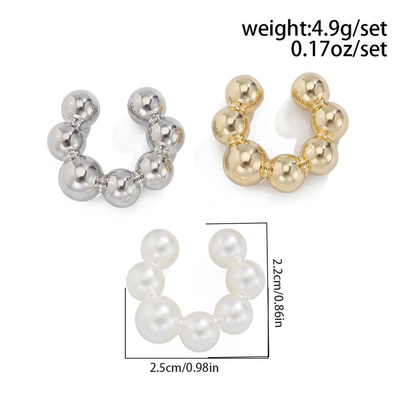 Orecchini da donna, orecchini in oro, gioielli, senso della moda, non forati, leggeri, di lusso, set da 3 pezzi, orecchini CCB_voghion.com