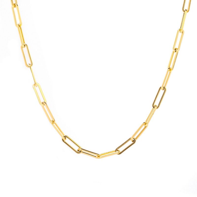 French Style Simple Light Layered Thin Cross Titanium Steel Necklace Unisex Versatile Minimalist Niche Design_voghion.com