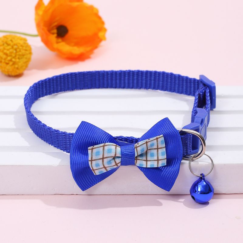 Collare per la testa di cani e gatti con campanellino a quadri, produttore e vendita diretta_voghion.com