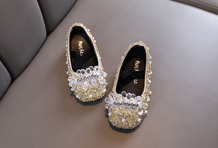 Dziewczęce Dziewczęce Księżniczka Diamentowe Pojedyncze Buty Buty do Tańca Pokazowego_voghion.com