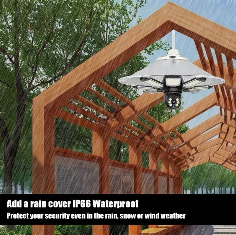 Dual-Band 4MP WiFi Security Light Bulb Camera - 360° PTZ Smart Surveillance With Color Night Vision (2.4G/5G Motion Tracking 2-Way Audio)_voghion.com