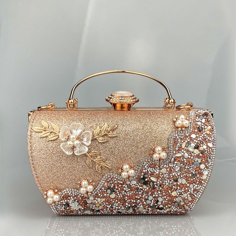 Nuova borsa da principessa 2023 con hardware, strass, decorazioni floreali, banchetti serali e occasioni formali, elegante_voghion.com