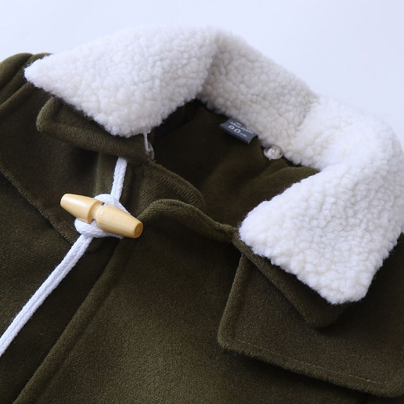 Classic Wool-Blend Boys' Winter Coat – Thickened Quilted Jacket (90-130cm, 3 Colors)_voghion.com