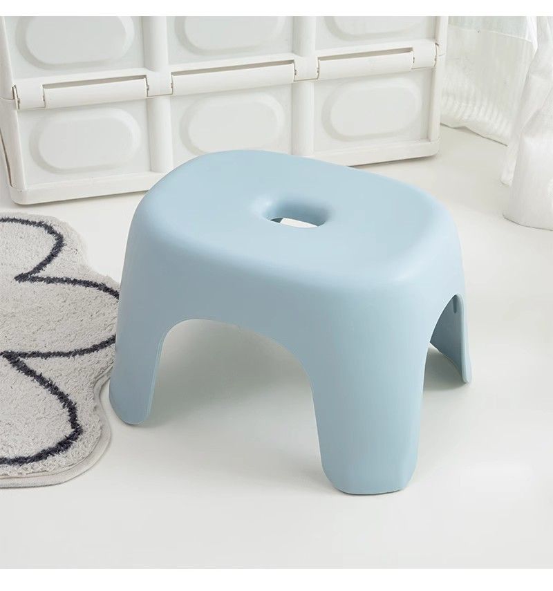 Verdickter Hocker für den Heimgebrauch, Couchtisch für das Wohnzimmer, kleiner, robuster Hocker für Erwachsene, Schuhwechselstuhl für das Badezimmer_voghion.com