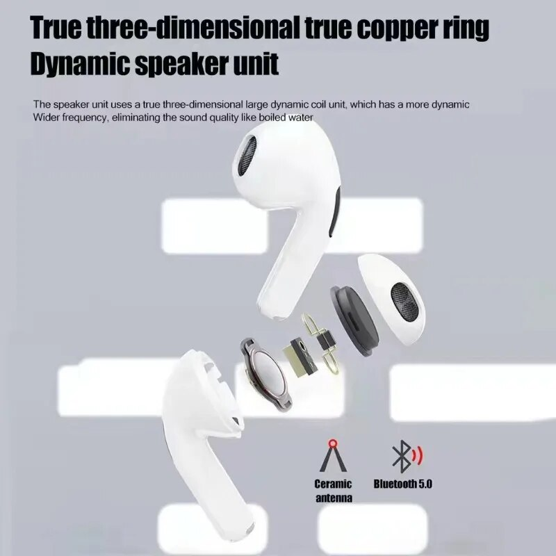 Original Pro6 Tws Smart Touch Control Wireless Headphone Bluetooth 5.0 Earphones Sport Earbuds Music Headset For All Smartphones_voghion.com