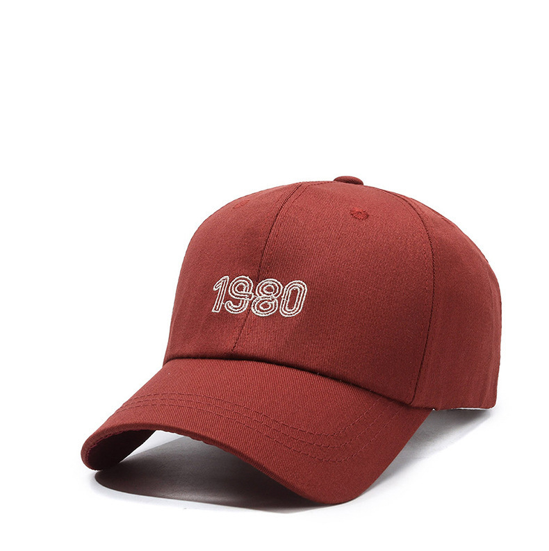 Korean Curved Brim Hat Female Baseball Cap Summer Thin 1980 Soft Top Face Small Duckbill Cap Male_voghion.com