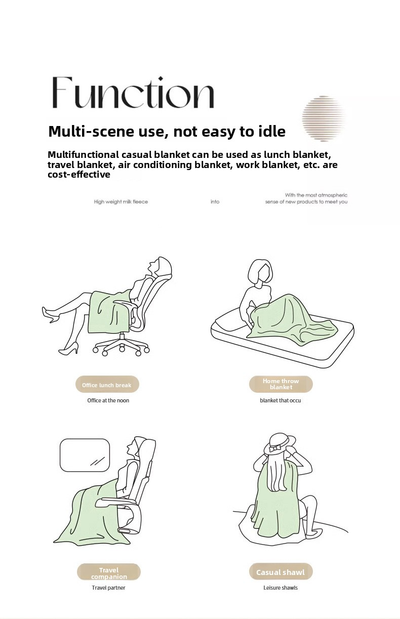 Bubble Fleecedecke – Ultraweicher Milchsamtüberwurf für Bett, Sofa und Büro, leichte Ganzjahresdecke aus 300 g/m² Polyester_voghion.com