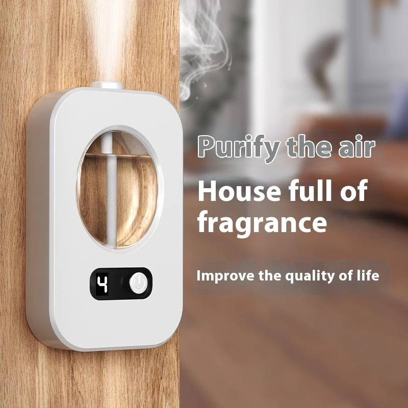 Automatic Aroma Diffuser With 6 Essential Oil Scents - Portable USB Rechargeable Air Freshener For Home, Office, Bedroom & Bathroom_voghion.com