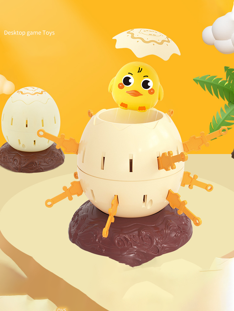 1 gioco pop-up pirata | Giocattoli interattivi a forma di anatra con barile pirata, gioco da tavolo a forma di anatra con rana e pinguino_voghion.com