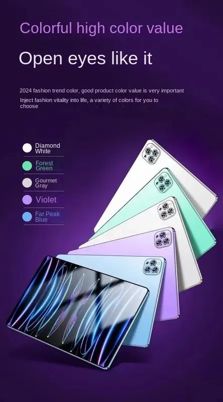 Smart Tablet Pad Large HD Screen All-Network Metal Body For Study & Entertainment_voghion.com