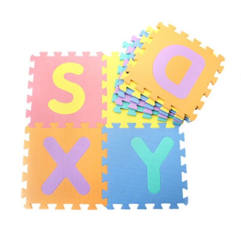 Digitale vloermat, letterpuzzel van schuimrubber, kruipmat van schuimrubber, educatief speelgoed voor kinderen_voghion.com