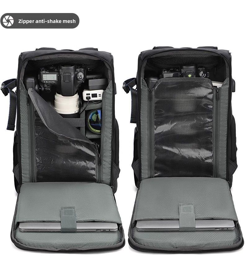 Waterproof Anti-Theft DSLR Camera Large Capacity Dual-Shoulder Photography Backpack Outdoor Drone Bag_voghion.com