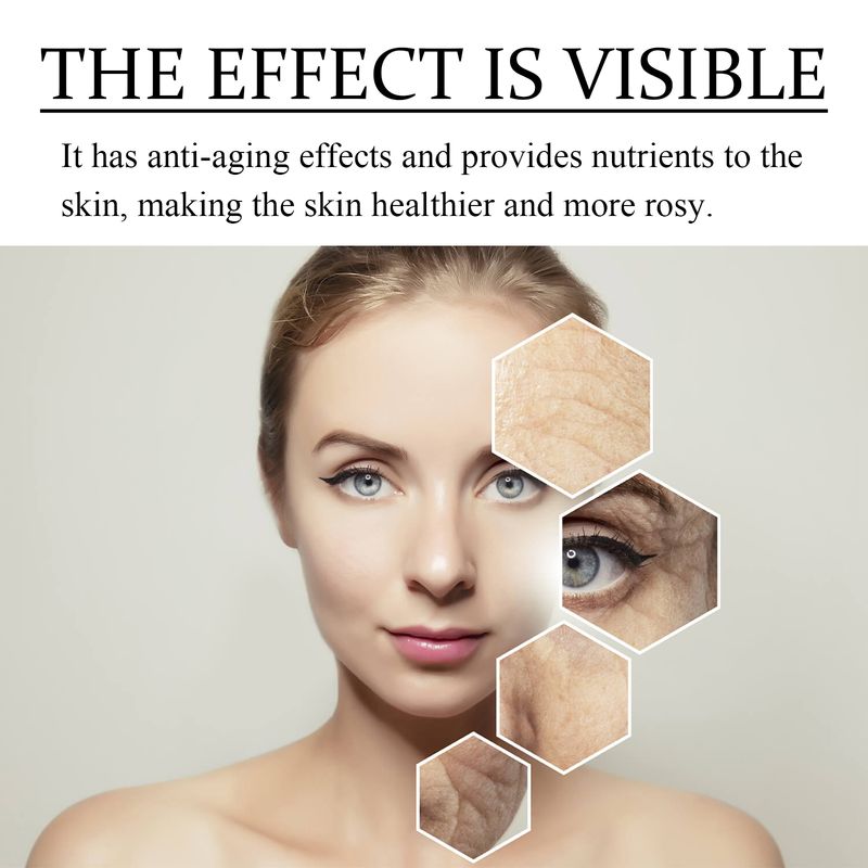 OUHOE Vitamin C Serum, Moist Tender Firming Skin Fade Out Fine Lines Anti-Wrinkle Skin Cream_voghion.com