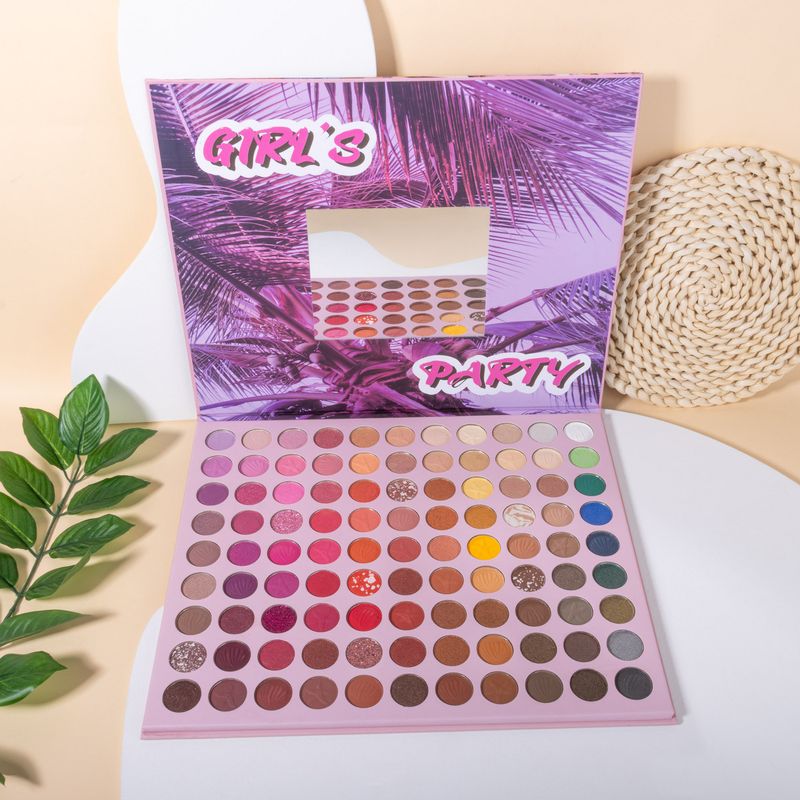 URATM 99-Color Makeup Palette - Matte, Pearlescent & Fine Shimmer Eyeshadows - Long-Lasting, Smudge-Proof, Highly Pigmented & Waterproof_voghion.com