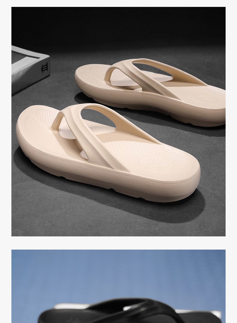 Flip-Flops Tragen Sie im Sommer lässige Plateau-Strandpantoffeln_voghion.com