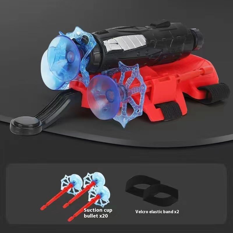 Launcher Spider Hero Seidenhandschuhe können weiche Kugelpistolen abfeuern Kinderspielzeug Jungen Schwarze Technologie_voghion.com