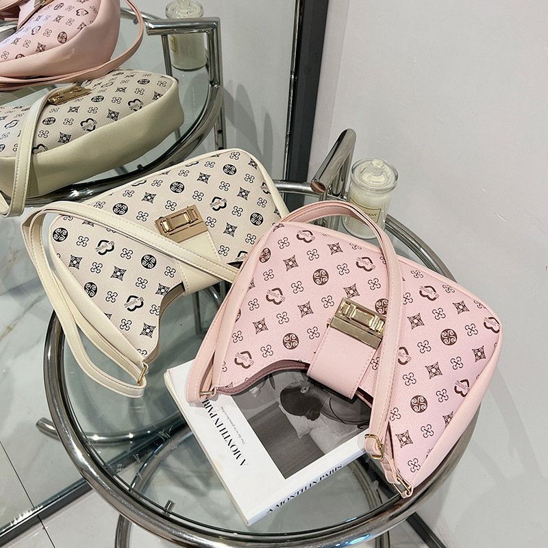 New Printed 2023 Women's Ladies Shoulder HOBO Underarm Bag_voghion.com