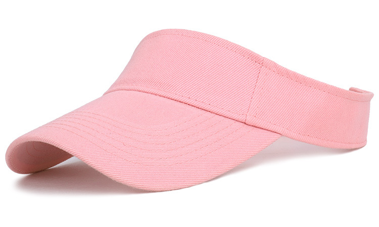 Sommer Sonnenhüte Männer Frauen Baumwolle Verstellbares Visier UV-Schutz Oben Leer Solide Sport Tennis Golf Laufen Sonnencreme_voghion.com