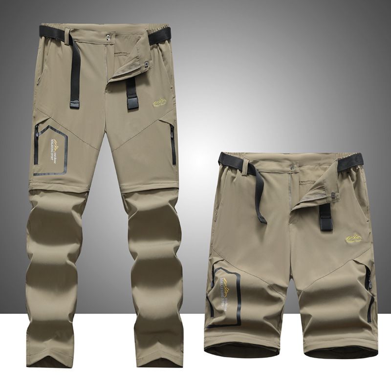 Schnelltrocknende Outdoor-Hose für Männer und Frauen, dünne, abnehmbare zweiteilige Wander- und Trekkinghose für den Sommer, Sporthose für Bergsteiger_voghion.com