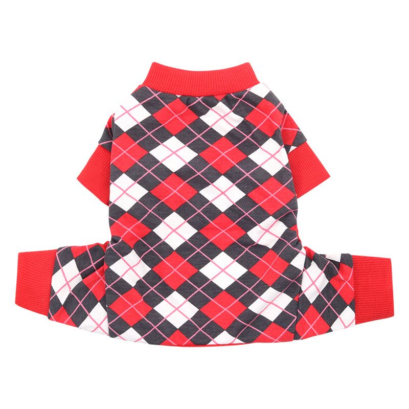 Four-Legged Belly Protection Clothes Spring And Pet Teddy Bichon Pomeranian Cat Small Dog Autumn Pajamas_voghion.com