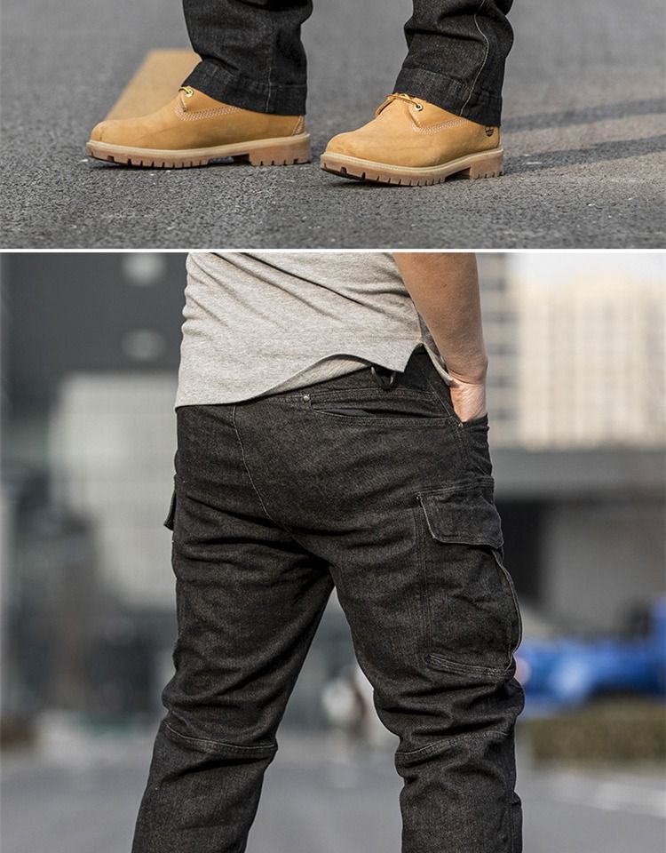 Tactical Pants For Men - Durable Multi-Pocket Stretch Denim Work Pants For Outdoor, Military, And Workwear_voghion.com