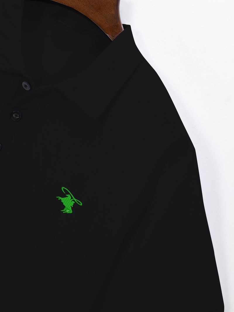 Klassisches Herren-Poloshirt mit Reitstickerei, Verzierung, lässig, Business, Dual-Style_voghion.com
