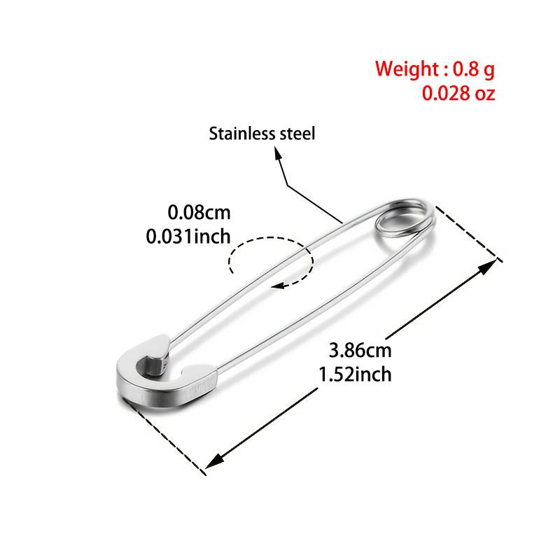 1 pz orecchini giapponesi coreani all-match moda semplice personalità orecchini a spillo in acciaio inossidabile orecchini a clip di carta_voghion.com
