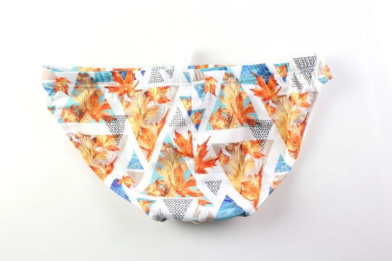 New Wholesale Men's Printed Swimming Trunks, Breathable, Export Triangular Swimming Trunks, Casual Swimming Trunks_voghion.com