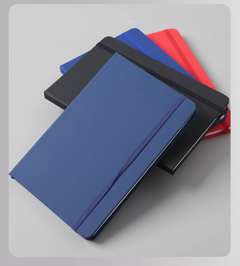 Cuaderno de cuero premium para negocios y diario: bloc de notas A5 con tapa de PU y papel grueso sin celulosa, opciones multicolor._voghion.com