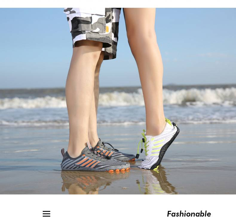 Scarpe da acqua unisex ad asciugatura rapida con suola antiscivolo, leggere e traspiranti per nuoto, spiaggia, yoga e avventure all'aria aperta._voghion.com