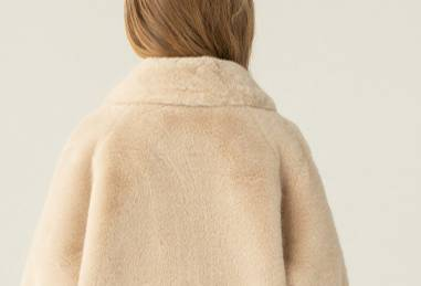 Autumn And Winter New Mink Fur One Piece Suit Coat Mid Length Fur Coat Girls Fur Double Breasted_voghion.com