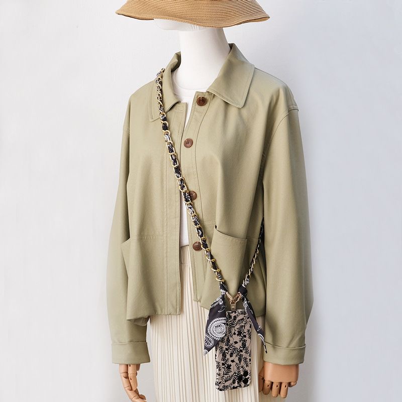 Moda Nuova Sciarpa Versatile in Seta Lunga Primavera Estate Borsa Tracolla Accessori Borsa Tracolla Catena per Telefono_voghion.com