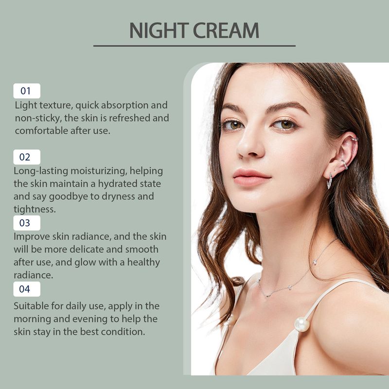 Hoygi Moisturizing&Firming Cream Night Care Skin Elasticity, Moisture Locking, Smooth, Delicate And Firming Face Cream_voghion.com