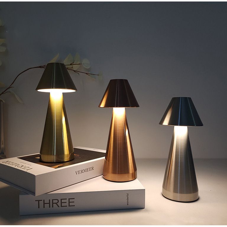 Dumbbell Rechargeable Creative Dining Hotel Bar Outdoor USB Night Light Decorative Table Lamp_voghion.com
